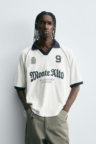 RETRO Football Polo Shirt