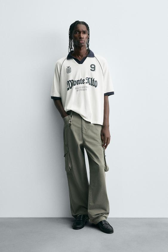 RETRO Football Polo Shirt