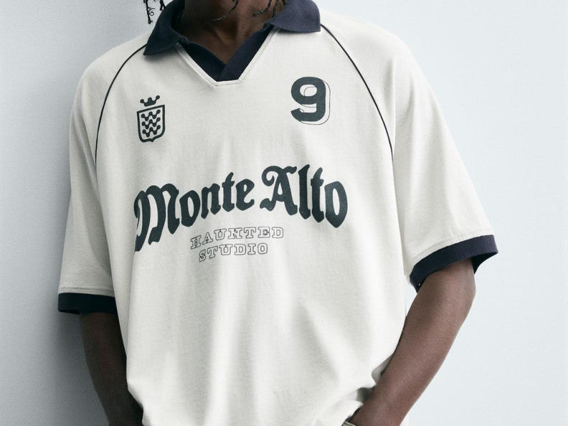 RETRO Football Polo Shirt